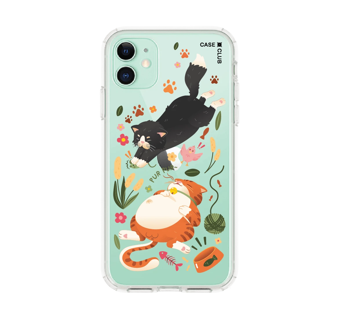orange & black cat pattern